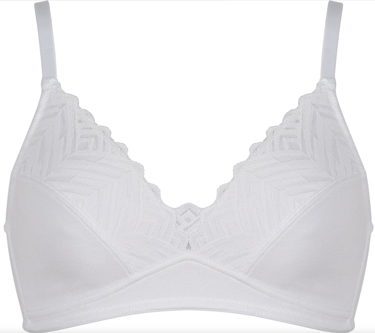 Naturana soft BH zonder beugels maat 95D wit