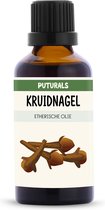 Puturals Huile de Clou de Girofle 100% Bio - 50ml - Pure et Vegan - Huile Essentielle de Clou de Girofle pour la Peau, les Cheveux et l'Aromathérapie.