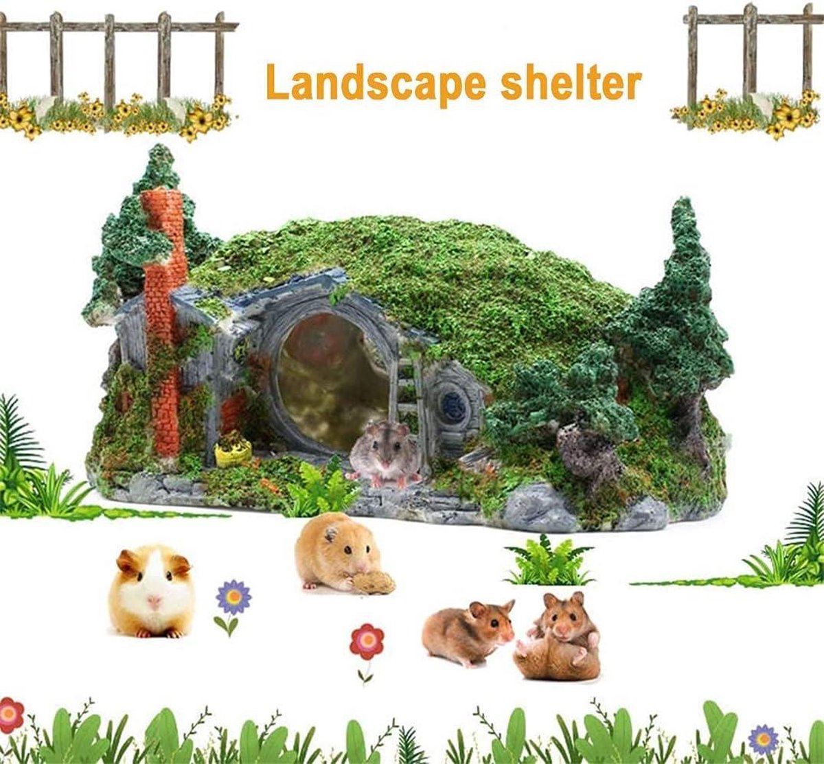 Log Hars Holle Boom Kofferbak Ornament Aquarium De... - Vicedeal