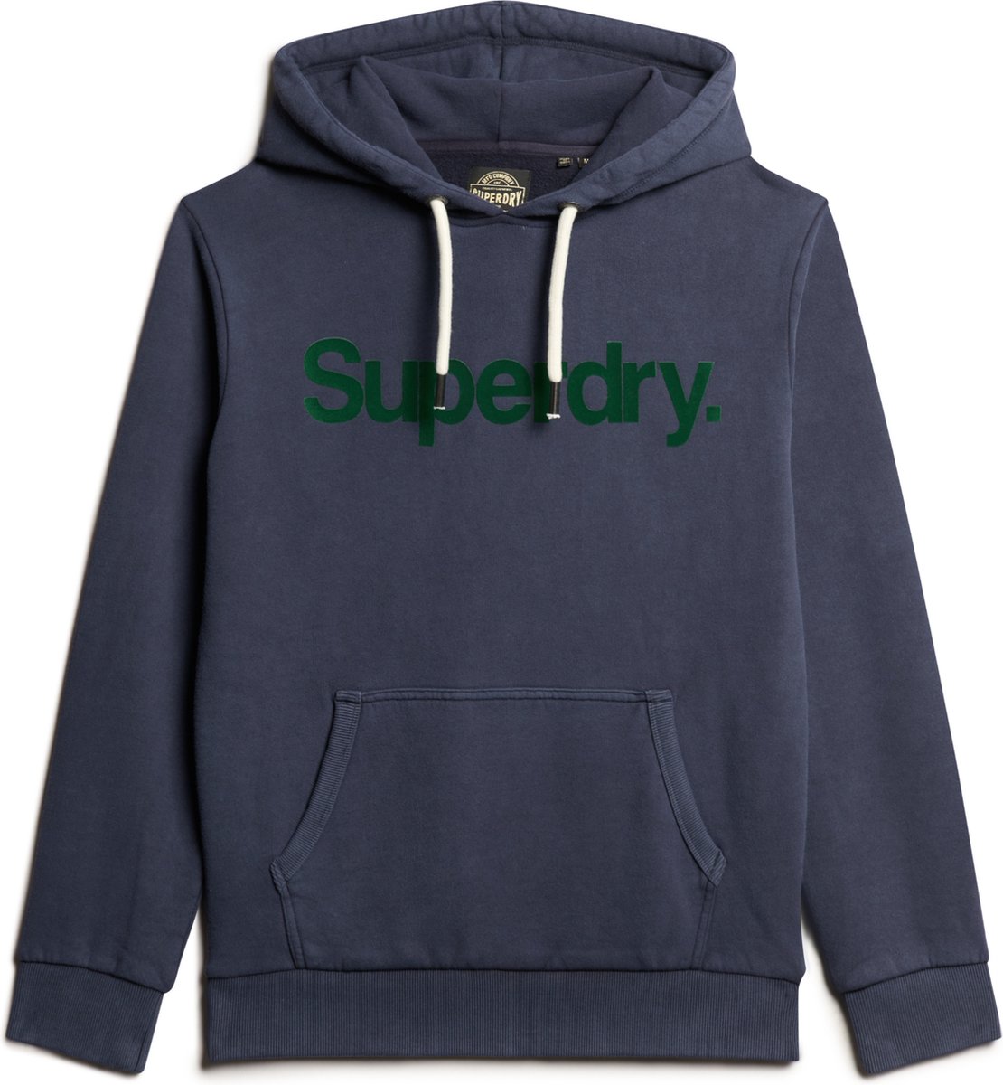 Superdry CLASSIC CORE LOGO HOODIE Heren Trui Blauw