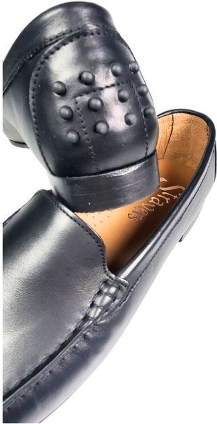 Stravers - Mocassins de Luxe Semelle en cuir Taille 43 Chaussures à enfiler Zwart pour femmes Grandes tailles