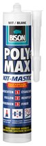 Bol.com Bison Poly Max Kit wit koker 280 ml alles in 1 kit waterdichte afdichting universeel binnen en buiten overschilderbaar v... aanbieding