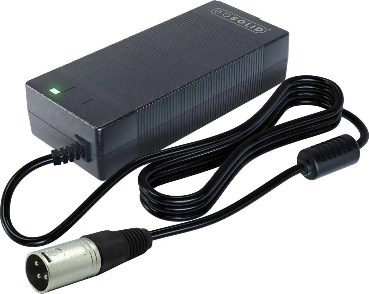 GO SOLID! ® Oplader Elektrische Fiets - 58.8V 2A met XLR 3-polige plug