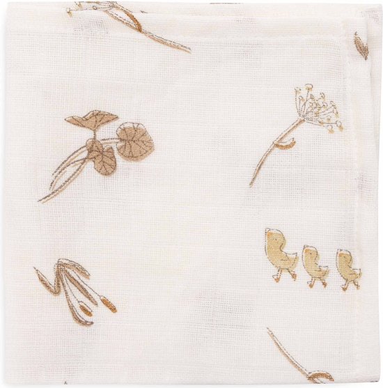 Jollein - Hydrofiel Monddoekje 31x31cm - Baby Hydrofiele Doeken, Spuugdoekjes, Speendoekje - 3 Stuks - Riverside van Jollein — afbeelding 4