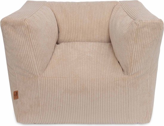 Foto: Jollein kinderfauteuil corduroy natural kinder zitzak 1 t m 4 jaar