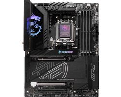 MSI MPG X870E CARBON WIFI - Moederbord - ATX - Socket AM5 - AMD X870 - DDR5 - USB 4 - Wi-Fi 7 - Realtek Audio