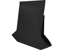 foto van Postvanger - Zwart - Postopvanger brievenbus - Postzak - Post opvangzak - Makkelijke bevestiging zonder schroeven!