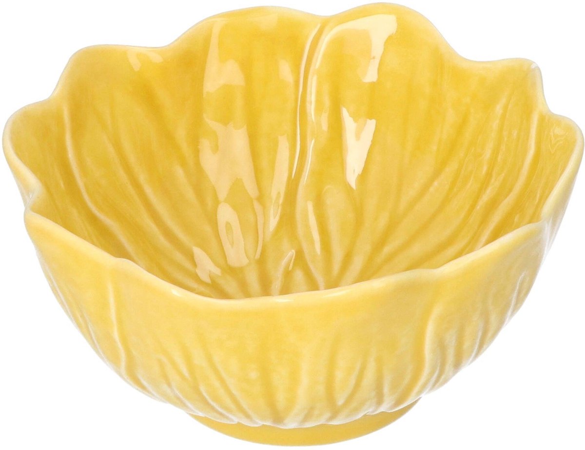 Bordallo Pinheiro - Kom Flora yellow 12,5cm - Kommen