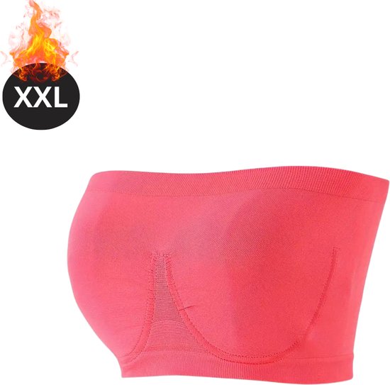 2x Strapless plak BH - Multipack - met push up door de vetersluiting