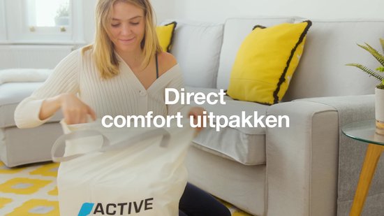 Active Era Luxe 2 Persoons Luchtbed – Extra Hoog – Ingebouwde Elektrische Pomp en Geïntegeerd Kussen – 200cm x 150cm x 36.5cm