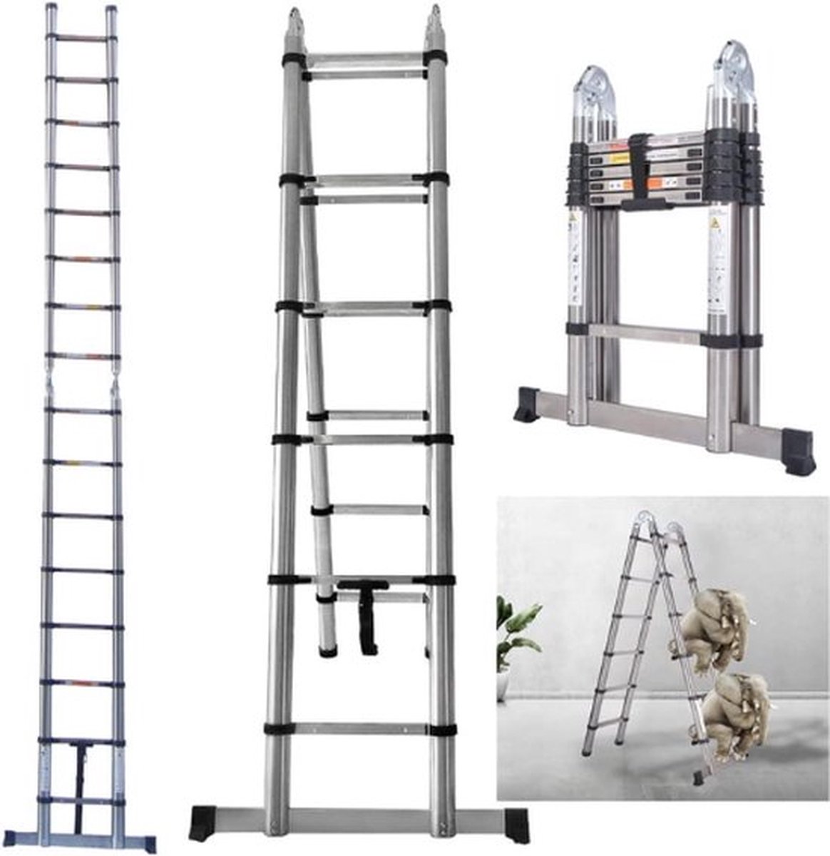 Review : Aldorr vouwladder - - telescopische vouwladder