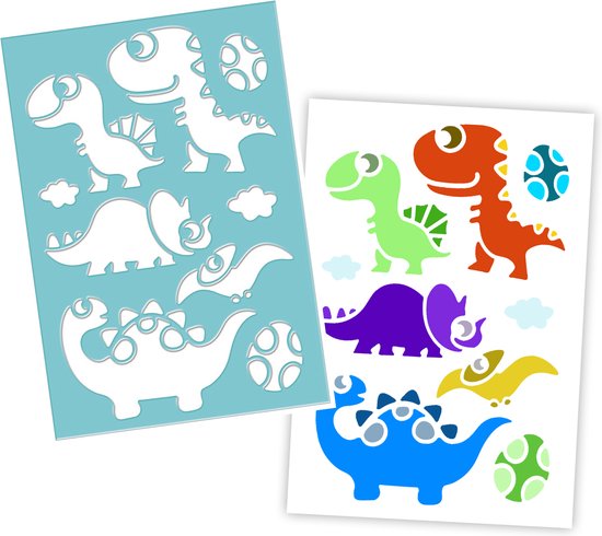 Modèle de dessin Enfants - Modèle de dinosaure - Modèles pour Enfants - Modèle pour enfants - Dinosaures - Modèle Enfants - Modèle de dessin - Coloriage - Modèle de dessin - Jouets de Dinosaurus
