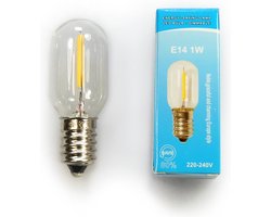 3x LedLamp Klein Dimbaar / Lamp LED E14 Fitting Smal - 1 Watt 50 lumen 2700K - Zacht Warm Wit Licht - Geschikt voor o.a. Koelkast, Afzuigkap, Nachtlamp en Zoutlamp