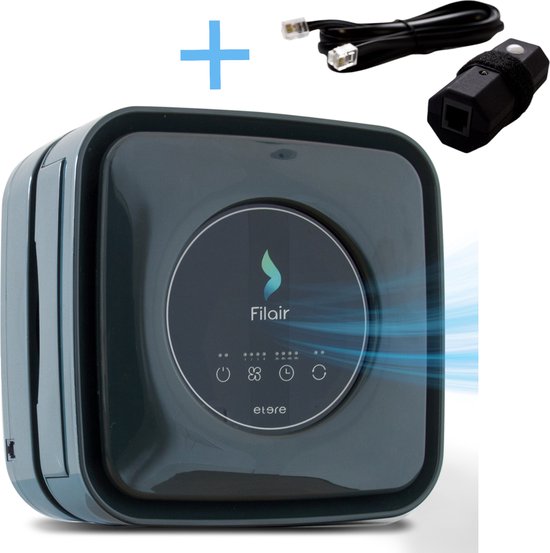 ANYCUBIC Mini Purificador de Aire, Aire Purificador Ligero Ultra Silencioso con Filtro de Carbón Activado de Alta Densidad para Impresoras 3D LCD DLP (2 Pcs