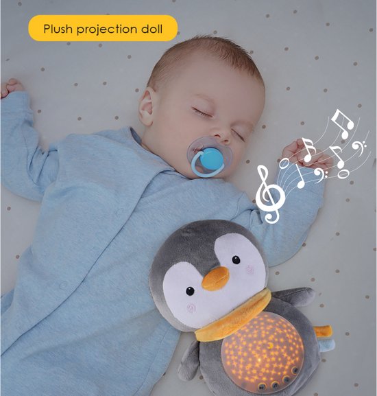 Sterren Projector met Muziek - Baby Speelgoed 0-6 maanden-White Noise Knuffel - Sterrenhemel- Baby projector - Slaaptrainer - Witte Ruis - Kraamcadeau - Babyshower cadeau - Baby Cadeau van Joymaxx — afbeelding 4