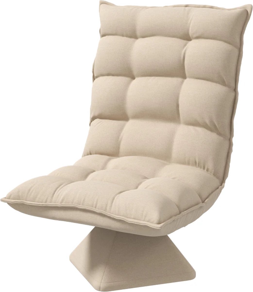 Fauteuil - Relaxzetel - Relaxstoel - Relaxfauteuil - Stoel - Voor één Persoon - Beige