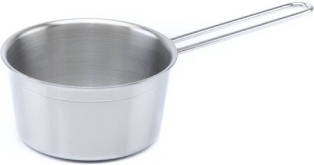 Tomatto ECOTHERM - Conische Steelpan/sauspan met Lange Stalen Handgreep - 16 cm