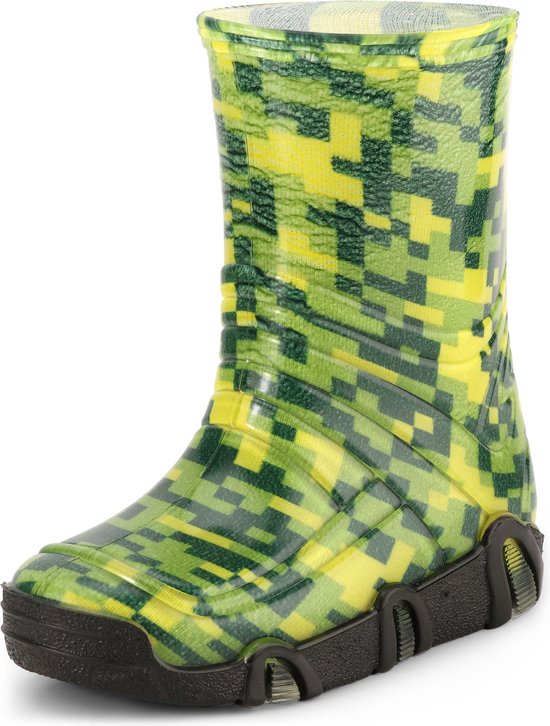 Ladeheid Kinder Regenlaarzen - Jongens Meisjes Antislip Zool - PVC - LA-ZT-Szuwarek2021BW - Monster-43 - 33/34