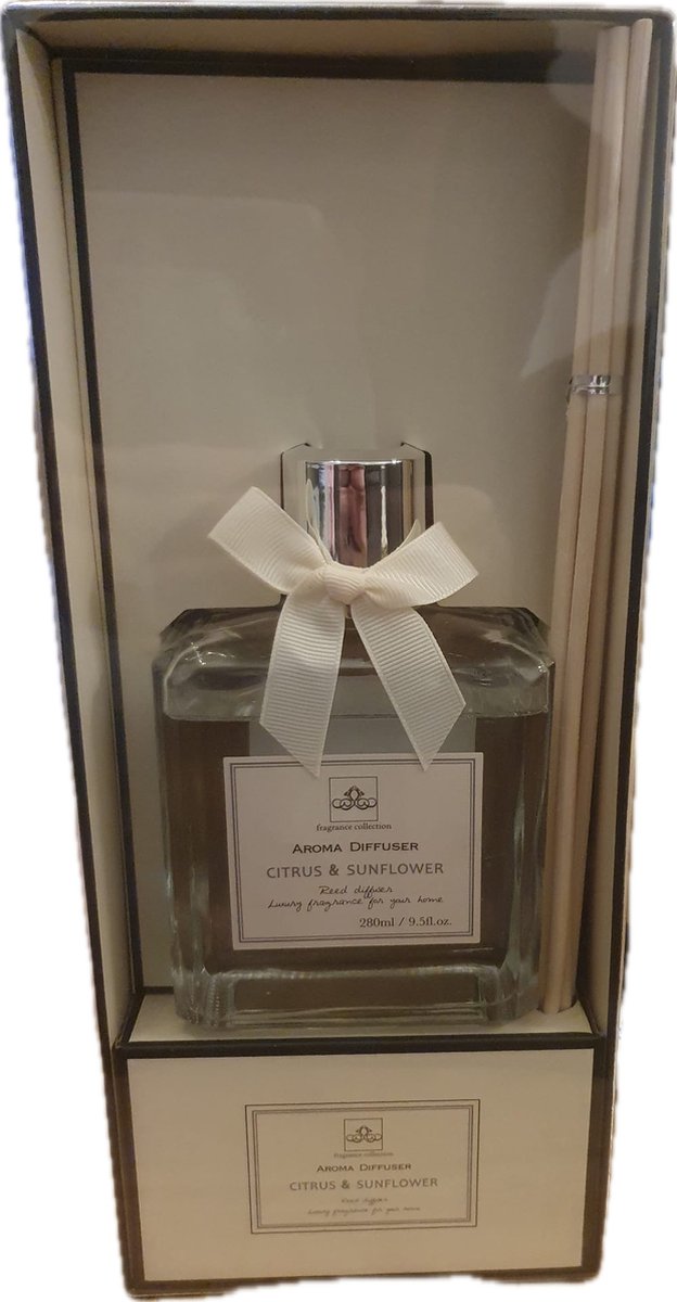 Goedkoopste geurverspreider met strik citrus & sunflower