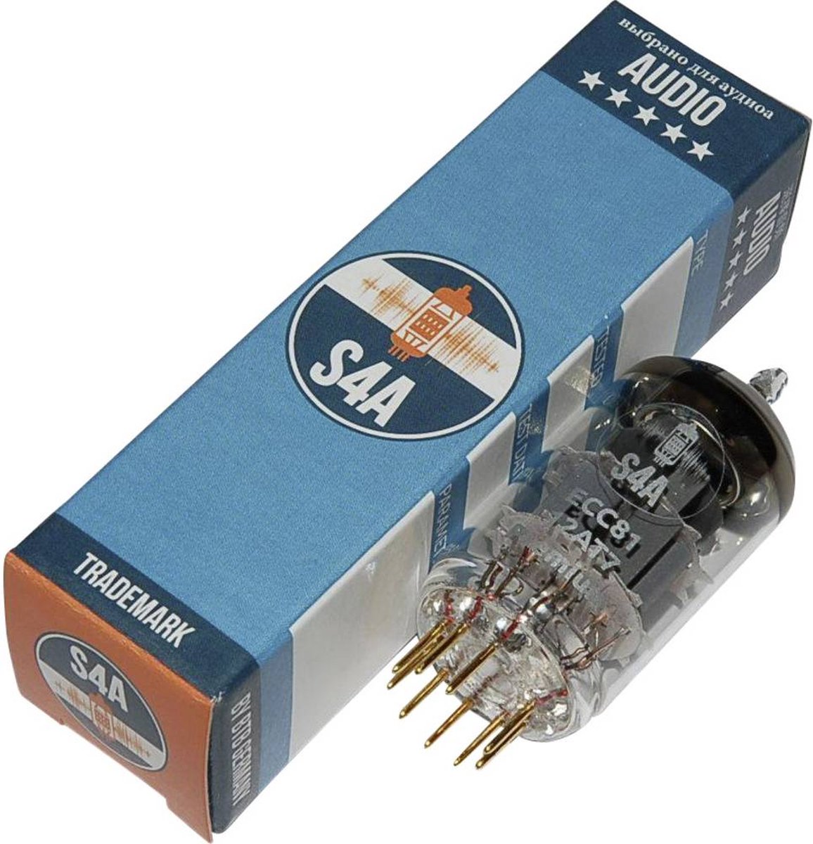 BTB Vertrieb ECC81 S4A Premium Elektronenbuis Geselecteerd voor Audio & studio Dubbeltriode Aantal polen: 9 Fitting: No