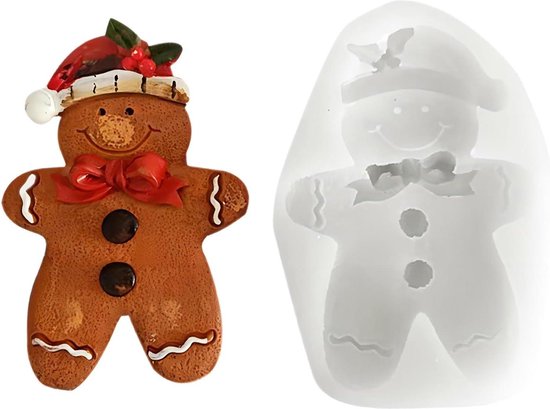 Katy Sue Siliconen Mal Miniatuur Kerst Peperkoek