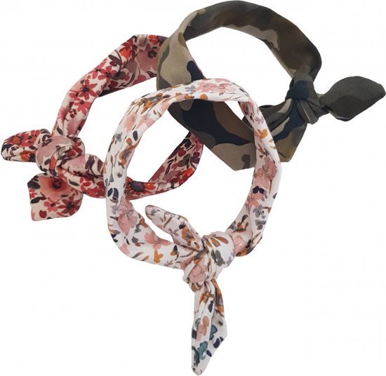 Foto: Hollie haarband met knoop camouflage voor gordi pop 34cm