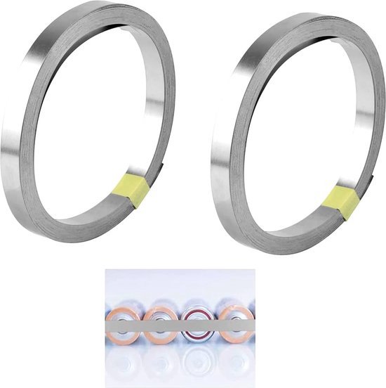 Nikkel Strip 0.1x8x1000mm 18650 batterij puntlassen