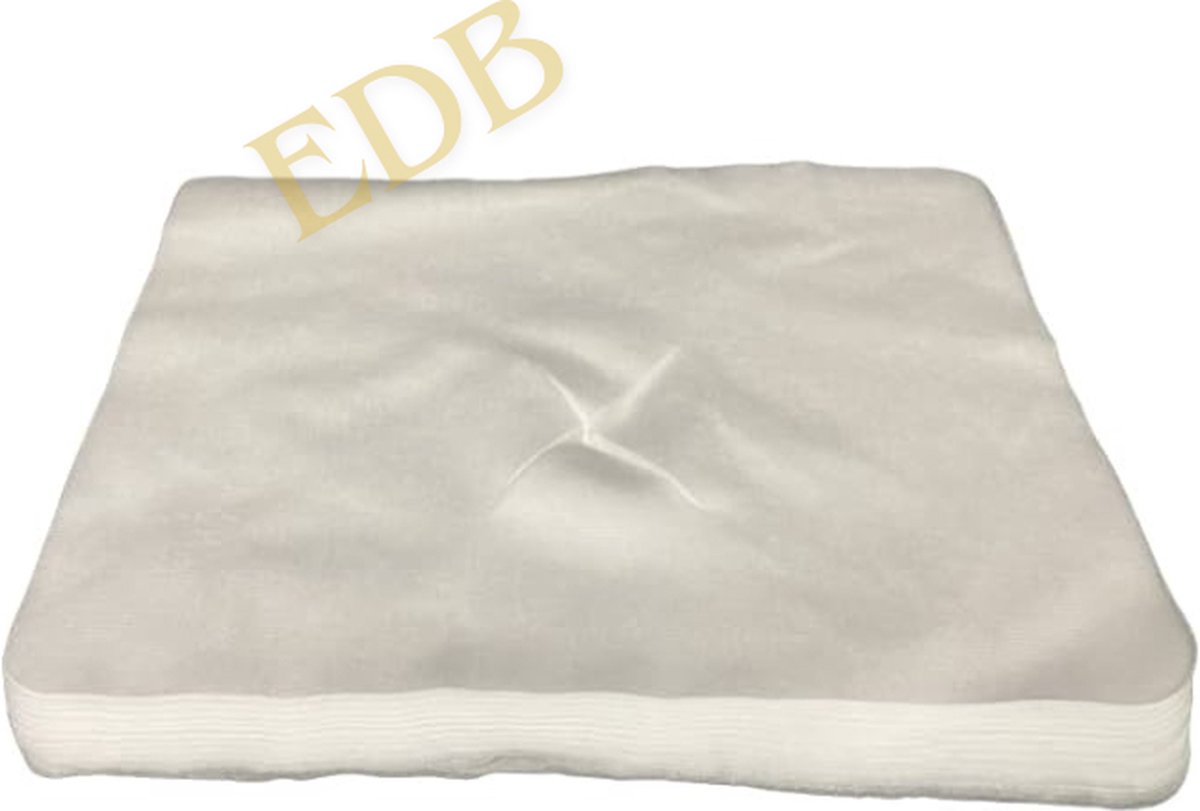 Goedkoopste face cover massagebank, disposable hoofdsteunhoesjes, hypoallergeen, massagetafelbeschermer, hygiënische , 100 stuks, wit