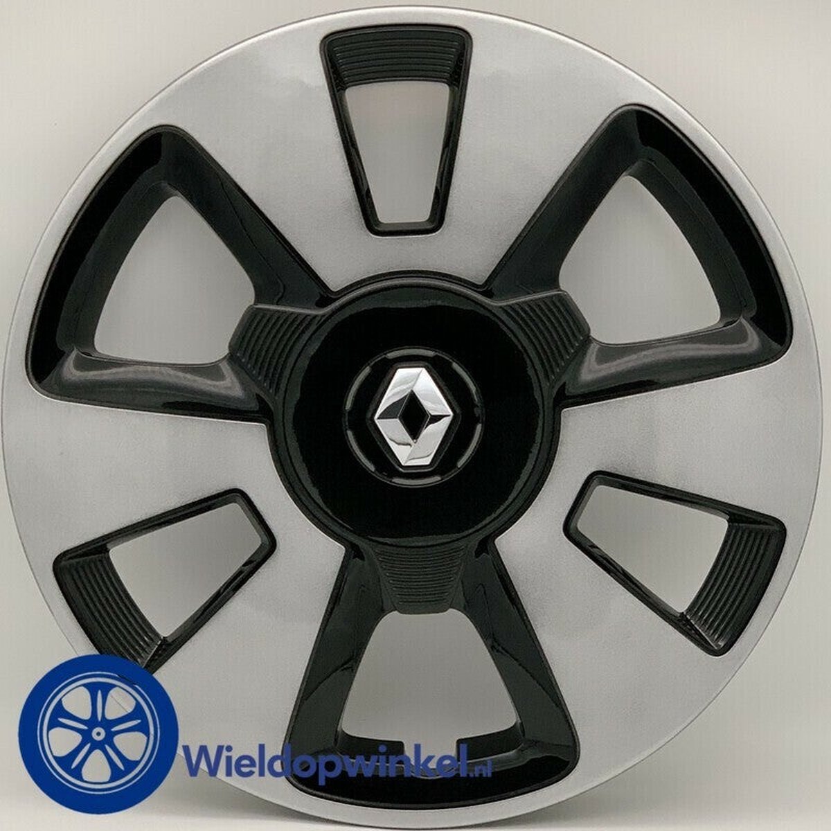 403158603R – Zwarte wieldoppen 15 inch Renault wieldop 15 inch - Vivastella 15 inch (wieldop origineel set)