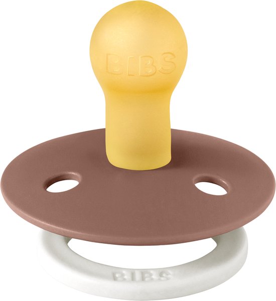 Bibs fopspenen maat 1 0-6 maanden - set 3 spenen + bolletoet speenzakje - Glow Woodchuck, Blush, Vanilla van BIBS — afbeelding 2
