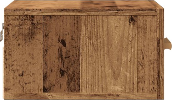 vidaXL Table de chevet - Fixation murale - 35x35x20 cm