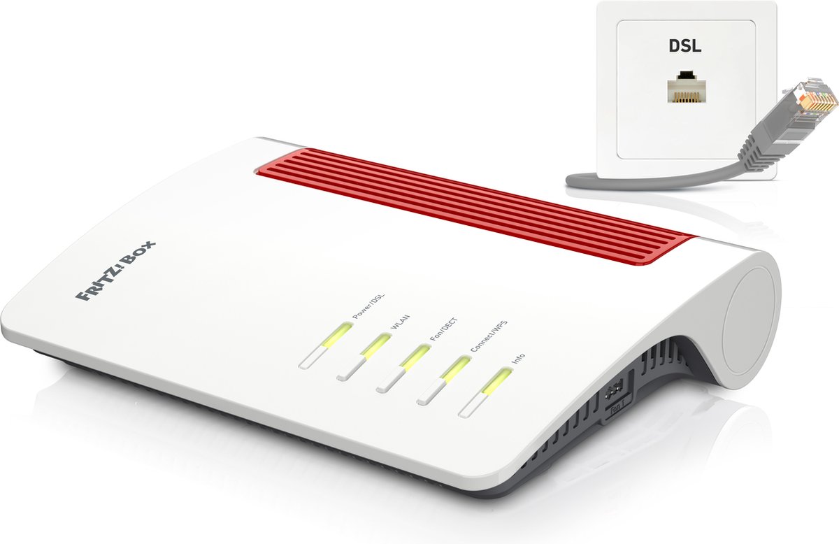 FRITZ!Box 7690 - Draadloze Router - WiFi Versterker - WiFi 7 - 2.5 Gbps Port