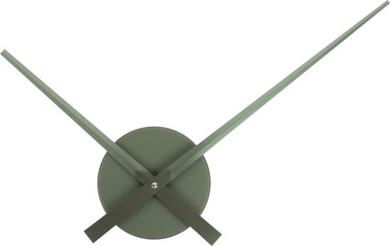 Karlsson Wandklok Little Big Time Mini Metallic - Groen - Ø41cm - Wandklok Scandinavisch