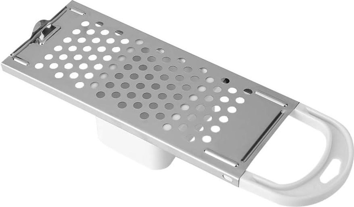 Pasta Maker Machine Zilver Comfortable-Grip Spaetzle Maker voor Zout en Zoet Roestvrij Staal en Plastic Uniform