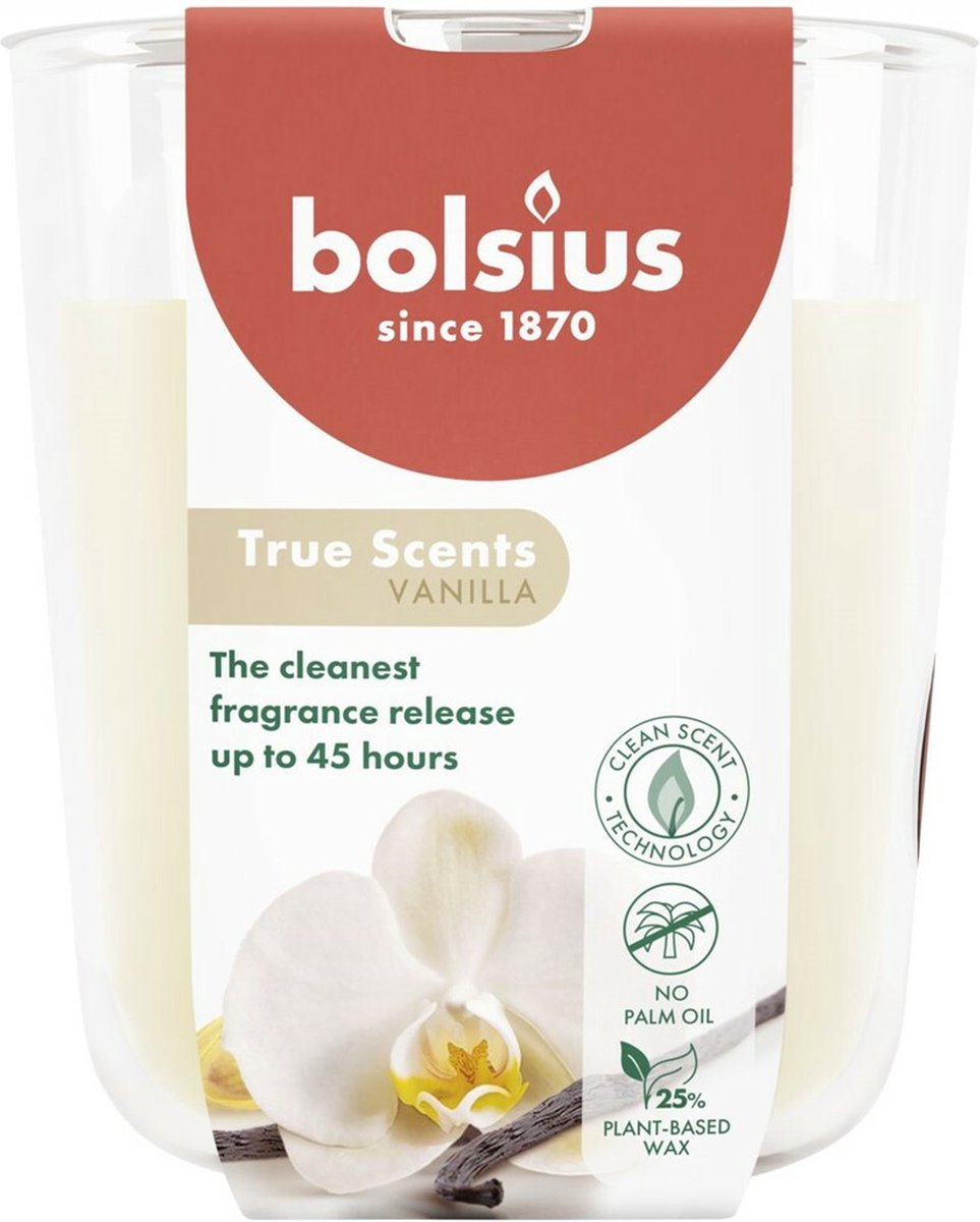 Bolsius Geurkaars True Scents Vanilla -