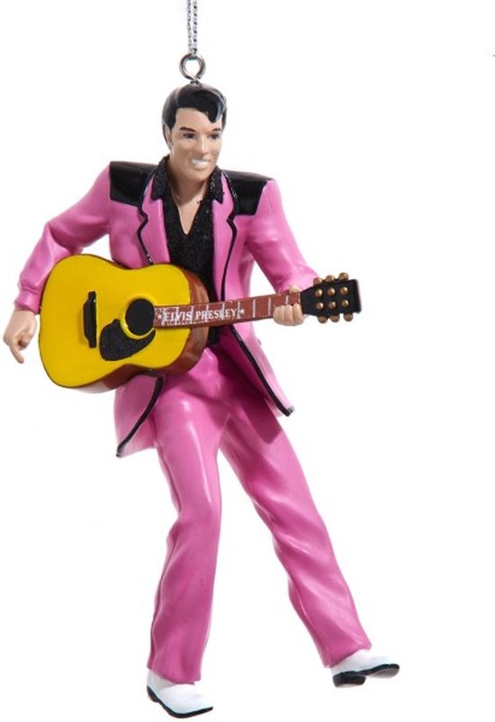 Ornement Elvis Presley - En costume Pink