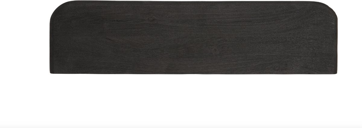 Wandplank TARONTU - 88x20x3cm - Zwart