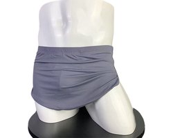 Sexy heren boxershort - Grijs - Naadloos - Pouch - Erotisch - Knoopje