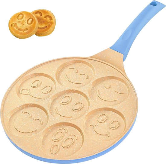 Crêpe Pan, Anti-aanbak Dosa Pan Aluminium Tortilla Pan Pannenkoek Koekenpan Met Magnetische Bodem Voor Gasfornuis Inductie Fornuis (Doorsnede 24 cm/9,5 inch