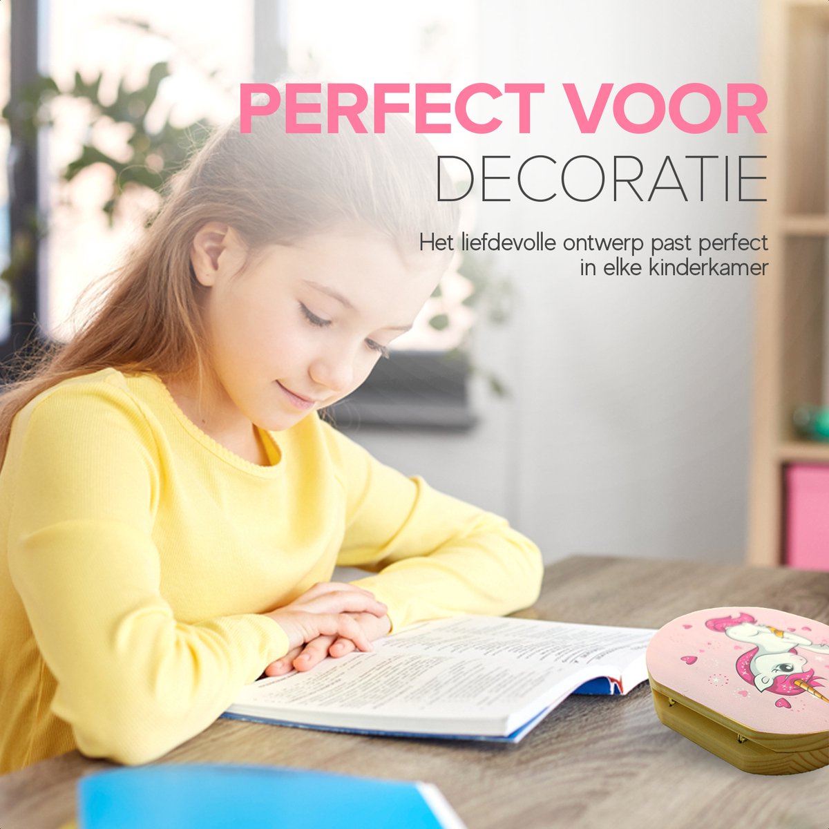 Tandendoosje - Eenhoorn Ontwerp - Roze - Koester Dierbare Momenten - Tandendoosje Meisjes - Melktanden Bewaardoosje - Tandendoosje hout - Kraamcadeau - Tanden Doosje – foto 5