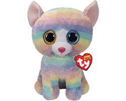 Ty Beanie Boo'S Knuffel Kat Heather 42 Cm