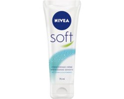 Nivea Soft Hydraterende Creme Tube - 2x75ml - Voordeelverpakking