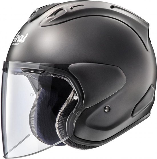 Arai SZ-R EVO Frost Black - Maat L - Jethelm - Scooter helm - Motorhelm - Zwart - ECE 22.06 goedgekeurd - Scooterhelmen mannen en vrouwen.