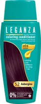 Leganza Coloring Conditioner Aubergine - Semi-Permanente Haarkleuring Paars - Natuurlijke Oliën - Zonder Ammoniak - 150ml