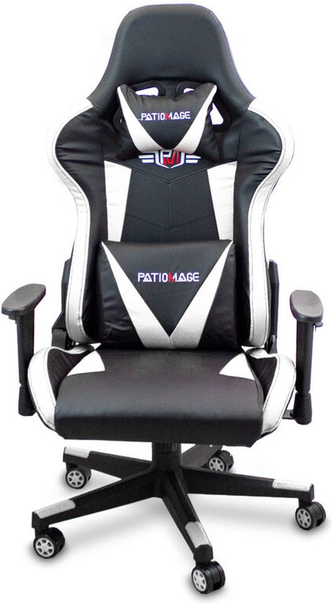 LACESTONE - Gamingstoel - Gamerstoel - Bureaustoel - Bureaustoel Patiomage 218 - Wit