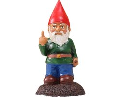 Tuinkabouter middelvinger - Grappige decoratie - Tuin - Dwerg - Miniatuur