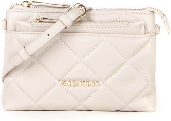 Portefeuille VALENTINO Ocarina – Format Compact écru, Cuir, Intérieur Bien Organisé – Pour Femme, à Glisser Dans Tous Les Sacs