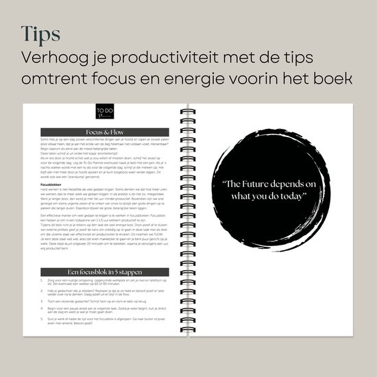52 Vellen Planner A4(21.6 X 29.8 Cm) Wekelijkse Planner Spiraalgebonden, Bureau To Do List Notitieblok, Agenda Planner Must Have Voor Kantoor, Thuis En College, Gemakkelijk Te Organiseren