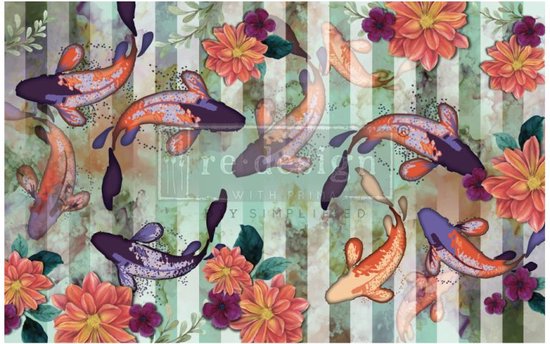 Redesign - PAPIER DE MOUSSE Découpage - Splendeur Siamoise - 48,26 x 76,2 cm