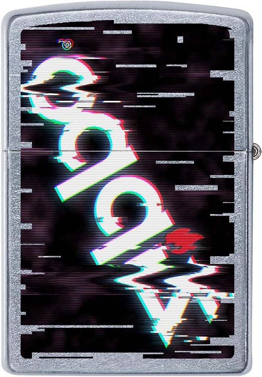 Street Chrome Stormaansteker - Benzine Navulbaar - Luxe Geschenkdoos